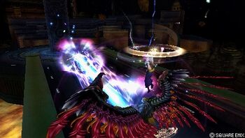 Mega Flare is Yuna's only wall rush HP. Typically used in assist combos and to punish dodges near ground.